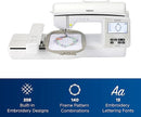 Brother Inno-vis NQ1700E Embroidery Machine BES Blue Software - WHITE - Like New