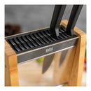 KUHN RIKON ICED BAMBOO KNIFE BLOCK MD-26751 - Natural - Like New