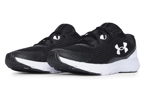 Under Armour Women's Surge 3 Running Shoe Black/White Size 11 - Like New