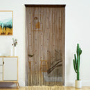 YAOYUE BEAD CURTAIN, ROOM DIVIDER HANGING CLOSET HALLWAY IN DECOR - COFFEE - Brand New