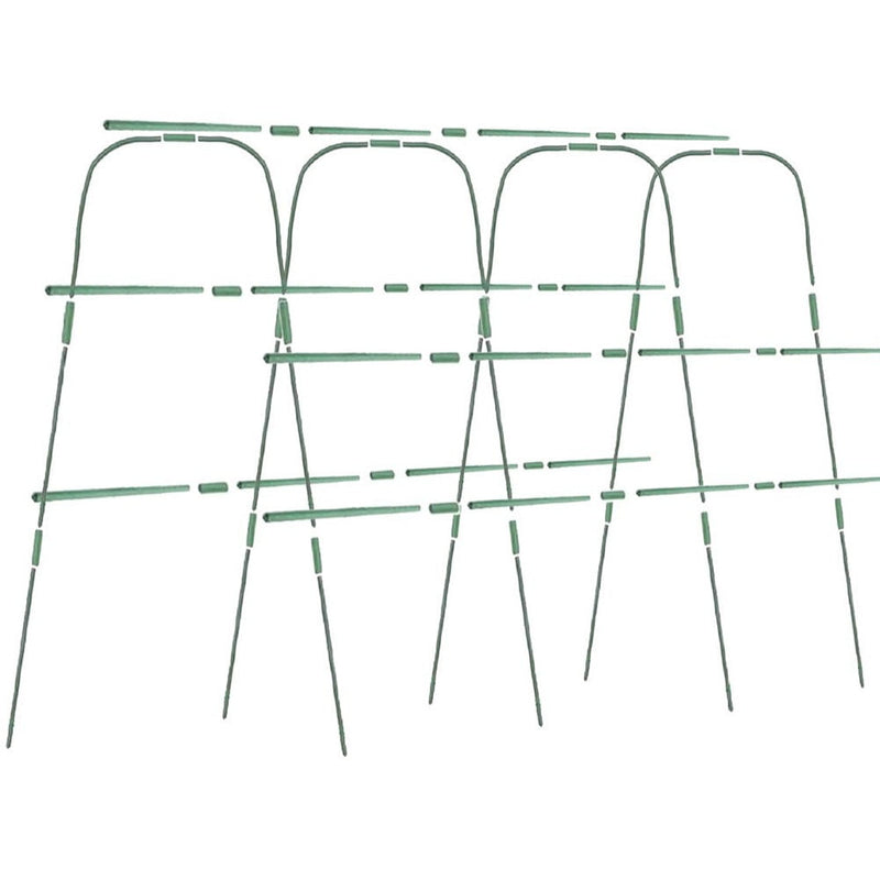 WHATEVER YOU LIKE-U-SHAPE GARDEN TRELLIS FOR CLIMBING PLANTS - GREEN - Like New