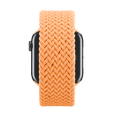 APPLE WATCH BRAIDED SOLO LOOP 41MM, SIZE 9 - BRIGHT ORANGE - Brand New