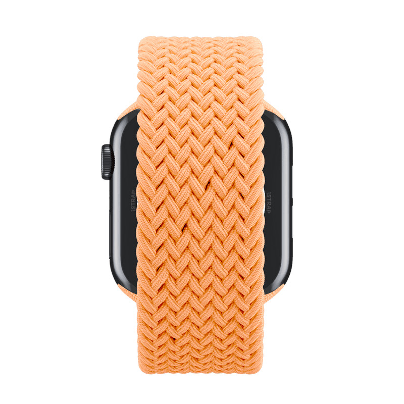 APPLE WATCH BRAIDED SOLO LOOP 41MM, SIZE 9 - BRIGHT ORANGE - Brand New