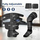 SereneLife Air Compression Knee Massager 4 Modes 2 Heat SLLGMSGR76-BLK - Like New
