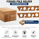 Rush Creek Creations 11-Rod Wall or Ceiling Fishing Rod Storage Rack - Like New