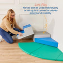 ECR4Kids SoftZone Adventurer's Summit Step Corner Climber Contemporary 4-Piece - Brand New