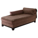 SureFit Deluxe Pet Chaise Cover Furniture Protector Bumper Chocolate - Brand New