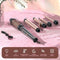 VYLTO 5 IN 1 CURLING IRON SET-INSTANT HEAT HAIR CURLING WAND CURLING BRUSH -GOLD - Like New
