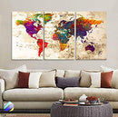 Original by BoxColors LARGE 30"x 60" 3 panels 30x20 Ea Art Canvas Print M1816 - Brand New