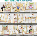 BlueWood Upgraded Indoor Jungle Gym 9-in-1 Playground Kids Climbing Toys - Like New