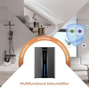 PTHRAOUTA 95OZ HOME DEHUMIDIFIER 950 SQ.FT QUIET DEHUMIDIFIER - BLACK - Like New