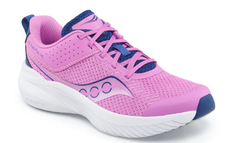 SAUCONY KINVARA 14 SNEAKER - SIZE: WOMEN 7.5 (AU/UK W5.5) - GRAPE/INDIGO - Like New