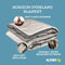 KLYMIT HORIZON OVERLAND PACKABLE CAMPING BLANKET COMFORTER 13HOGY01C - GRAY - Brand New