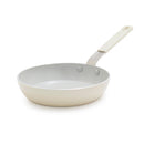 GREENPAN X BOBBY FLAY 8" FRYING PAN SKILLET PFAS-FREE DIAMOND CERAMIC - CREAM - Like New