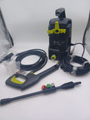 Sun Joe SPX1050 Electric Pressure Washer, 3 QDC Tips, Foam Cannon - Green Like New