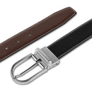 GIORGIO BRUTINI REVERSIBLE LEATHER BELT WHITE STITCHING - SIZE: MEN L (36-40) - Brand New