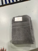 KATHY IRELAND ZERO TWIST 28 IN X 54 IN BATH TOWEL - CHARCOAL - Brand New