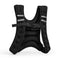 TONE FITNESS WEIGHTED VEST 12 POUNDS - DARK BLACK - Like New