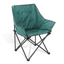 ARROWHEAD OUTDOOR Portable Folding Camping Quad Chair, Supports 250lbs - Green - Like New
