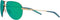 Costa Del Mar HLO-243-OGMP Helo Sunglasses 06S6006 - Green Lens Gold Frame - Like New