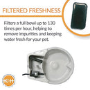 K&H PET PRODUCTS CLEANFLOW FILTERED WATER BOWL DOGS GRANITE 1.4G - GRANITE - Like New