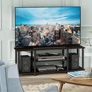 Furinno TURN-N-TUBE NO TOOLS 3D 3-TIER ENTERTAINMENT TV STAND 50" - Dark Brown - Like New