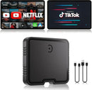 GZPYC WIRELESS CARPLAY ADAPTER IPHONE ANDROID, PLUG & PLAY - BLACK - Like New
