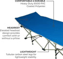 OSAGE RIVER Camping Cot Adults Folding Portable ORFCCBL - BLUE BRAND Like New