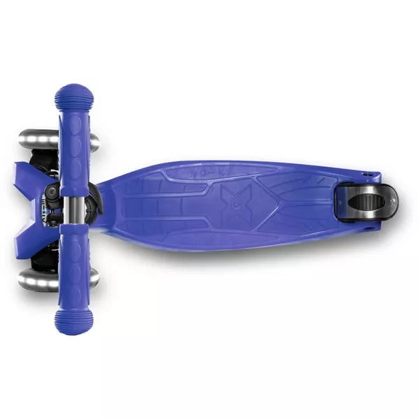 MICRO KICKBOARD MAXI KICK SCOOTER WITH LED LIGHTS - BLUE - Like New