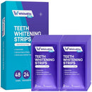 WHITEBITE PRO TEETH WHITENING STRIPS 24 TREATMENTS, 48 STRIPS - MINT - Like New