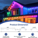 BRIGHTEVER 150FT PERMANENT OUTDOOR LIGHTS FOR HOUSE - Like New