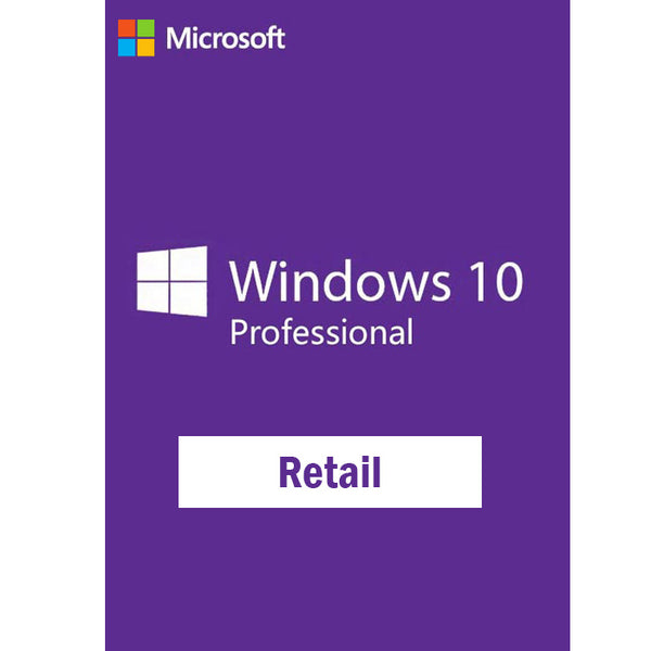 Windows 10 Pro Direct Upgrade Retail Key 32/64-Bit - Digital Delivery Only