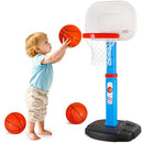 AOKESI Toddler Basketball Hoop Indoor for Age 1-3, Adjustable Kids - Blue - Like New