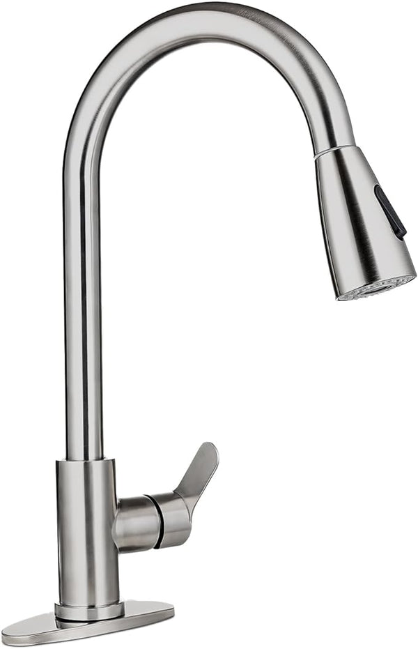 MEGA HANDLES Pull Down Kitchen Sink Faucet Stainless Steel - Scratch & Dent