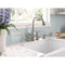 KOHLER CAPILANO 2-HANDLE BRIDGE FAUCET WITH SOAP DISPENSER - SILVER - Like New