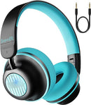 SuperEQ S2 Active Noise Cancelling Headphones On-Ear Headphones SUEQ-S2 -Blue - Like New
