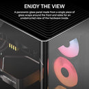CORSAIR - FRAME 4500X RS-R ARGB PANORAMIC GLASS MID-TOWER PC CASE - BLACK - Like New