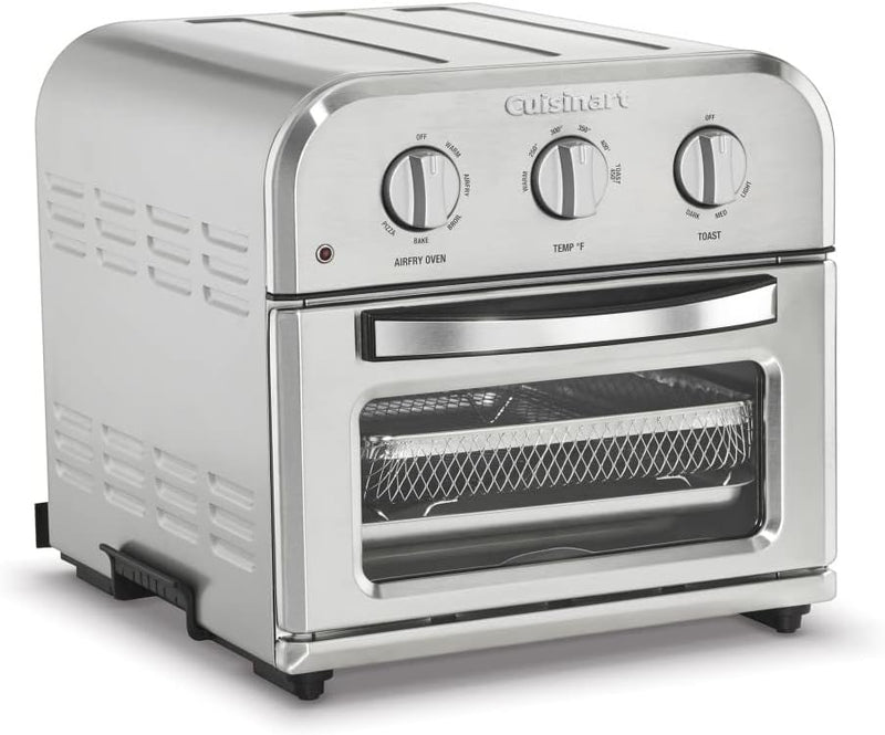 Cuisinart TOA-26 Compact Airfryer Toaster Oven, 1800W Motor - - Scratch & Dent