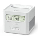 X-SENSE RADON DETECTOR FOR BASEMENT, ZERO LAB FEES - SOFT WHITE - Like New