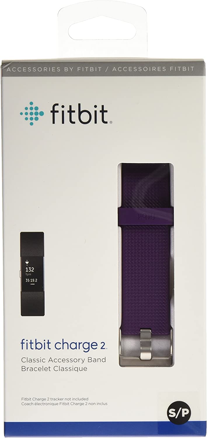 Fitbit Charge 2 Classic Accessory Band Small FB160ABPMS - Purple Like New