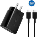 SAMSUNG 25W USB-C SUPER FAST CHARGING WALL CHARGER EP-TA800XBEGUS - BLACK - Like New