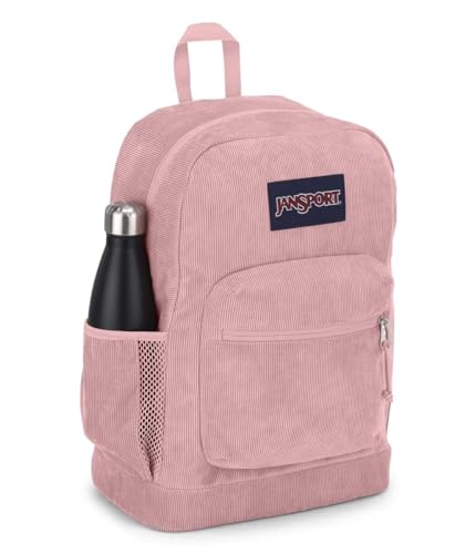 JANSPORT CROSS TOWN PLUS REMIX BACKPACK PADDED BACK PANEL - MISTY ROSE CORDUROY - Brand New
