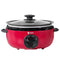 ICOOK USC-35-OP001RD 3.5 Quart Slow Cooker, Aluminium, Glass Lid - Red Like New