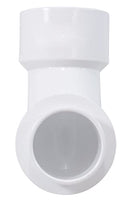 WATERWAY PLASTICS WATERWAY 2 1/2" S X 2" SPG 90O SWEEP ELL 411-9160 - WHITE - Like New