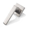 Probrico 4 Pack Contemporary Dummy Door Lever with Satin Nickel Finish - Like New