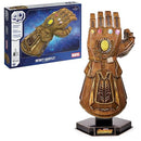 4D Build Marvel Infinity Gauntlet 3D Puzzle Model Kit with Stand 142 Pcs - Brand New