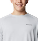 COLUMBIA MENS PFG SOLAR STREAM LONG SLEEVE - SIZE: MEN M - COOL GRAY - Brand New