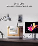 ARKPAX Portable Power Station 1800W 3300W Surge 1209Wh LiFePO4 U1801-US - Yellow - Like New