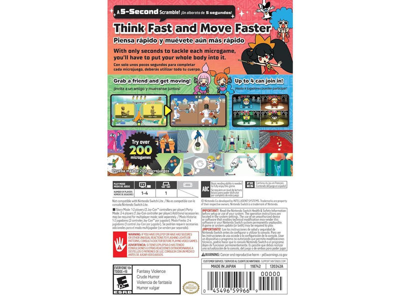 WarioWare: Move It! - Nintendo Switch