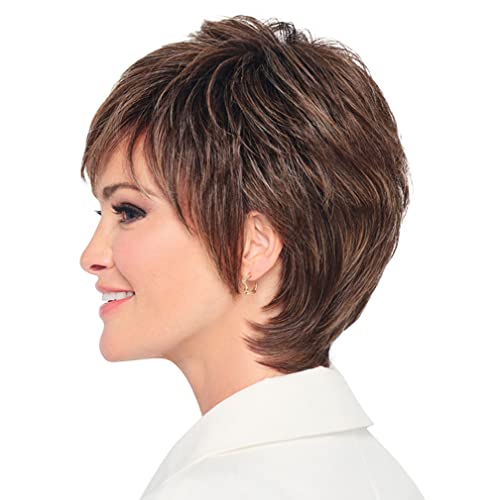 Raquel Welch Fierce And Focused Hand Tied Short Bob Wig Hairuwear Hazelnut - Brand New